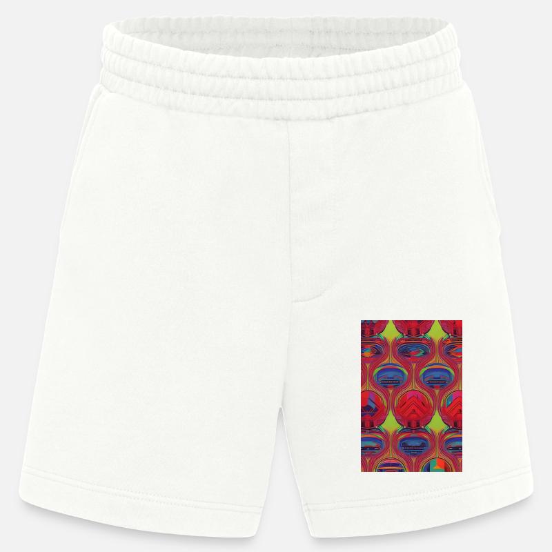 Retro Muster - Heavyweight Shorts - made by SPREAD  - OFF WHITE