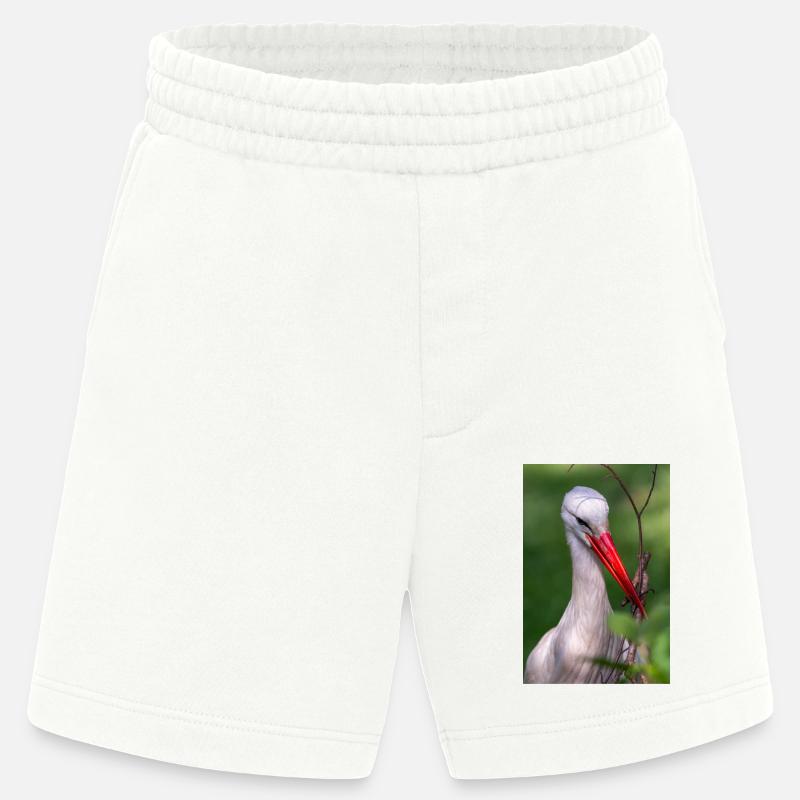 Weißstorch oder Klapperstorch - Heavyweight Shorts - made by SPREAD  - OFF WHITE