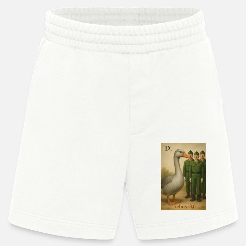 Dio Canaja - Pantaloncini ecologici Heavyweight Made in UE - OFF WHITE