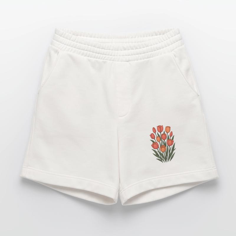 Tulips Heavyweight Shorts - made by SPREAD 