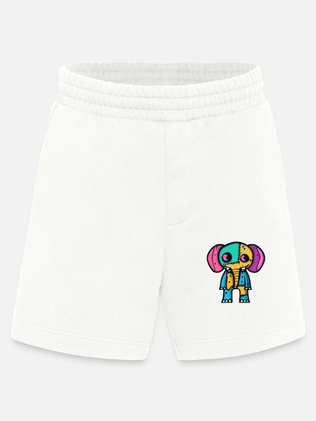 Elephant Halloween Animal - Heavyweight Shorts - made by SPREAD  - OFF WHITE