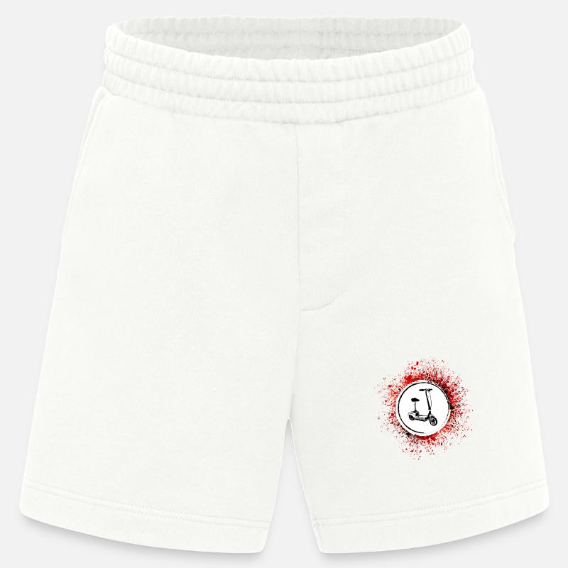 E-roller Icon E Scooter - Heavyweight Shorts - made by SPREAD  - OFF WHITE