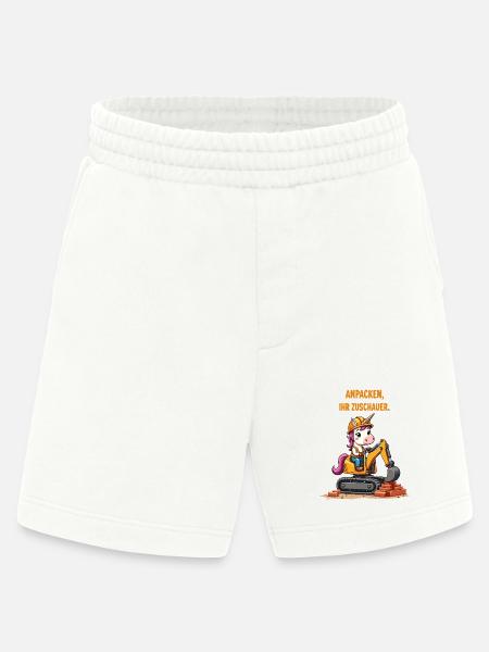 Einhorn Baggermeister - Heavyweight Shorts - made by SPREAD  - OFF WHITE