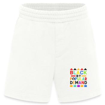 Black by Popular Demand Regenbogen Black Lives Matter - Heavyweight Shorts - made by SPREAD  - OFF WHITE - Vorne