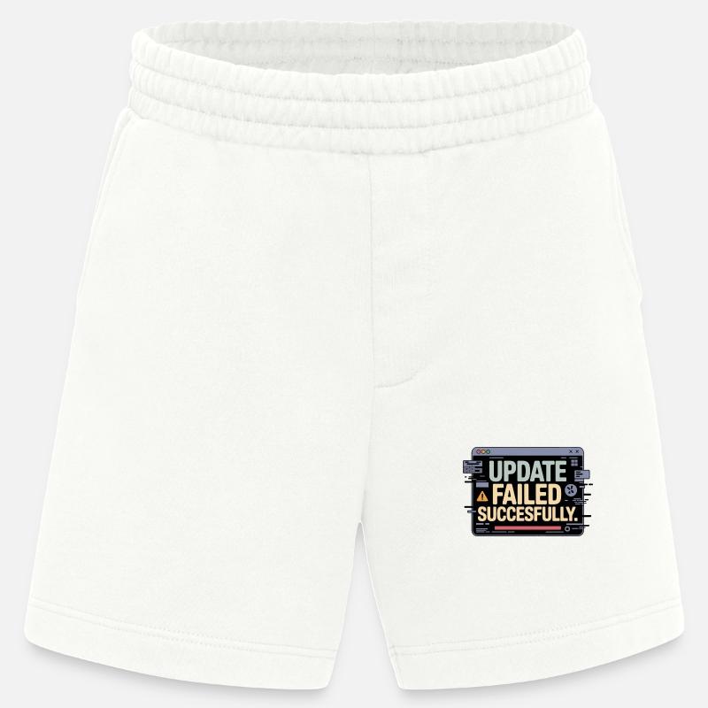 update-failed-successfully - Heavyweight Shorts - made by SPREAD  - OFF WHITE