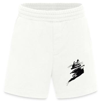 Hurrikan Katze - Heavyweight Shorts - made by SPREAD  - OFF WHITE - Vorne