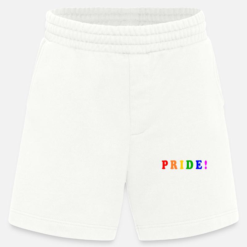 Pride - Heavyweight Shorts - made by SPREAD  - OFF WHITE