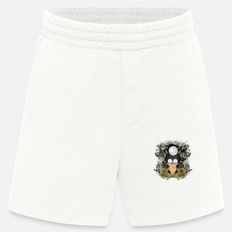 Nature Frog Frogs Toad - Heavyweight Shorts - made by SPREAD  - OFF WHITE