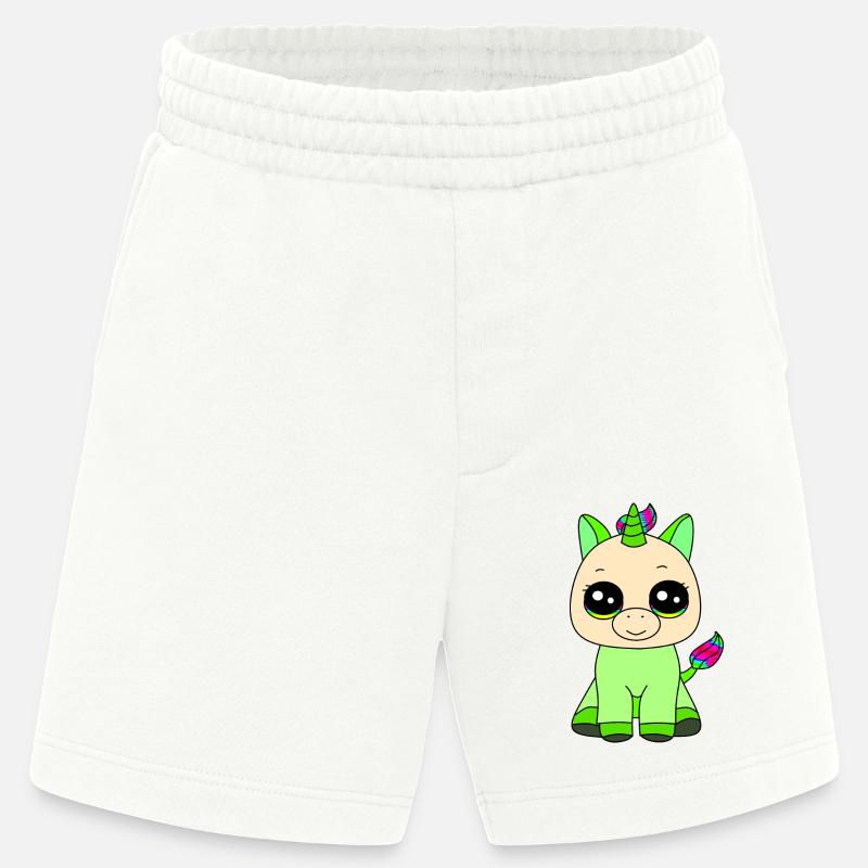 Kleines Einhorn - Heavyweight Shorts - made by SPREAD - OFF WHITE