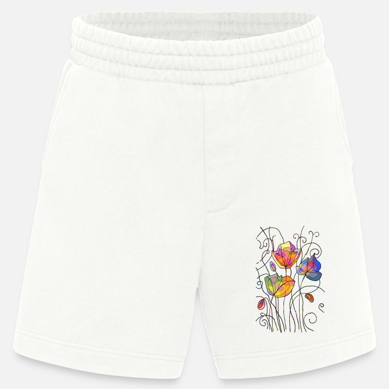 Blumen - Heavyweight Shorts - made by SPREAD  - OFF WHITE