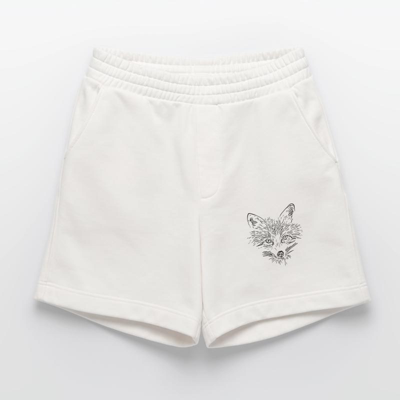 Fuchs Gesicht - Fox Face Heavyweight Shorts - made by SPREAD 