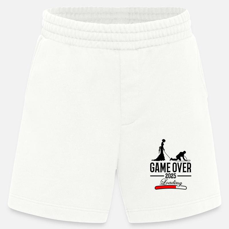 Wedding Loading 2025 Game Over - Short bio épais fabriqué en UE - OFF WHITE