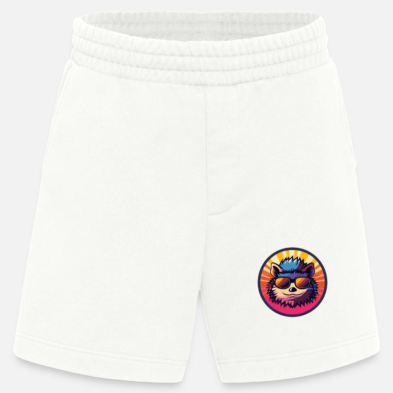Igel Comic Cool Sommer - Heavyweight Shorts - made by SPREAD  - OFF WHITE