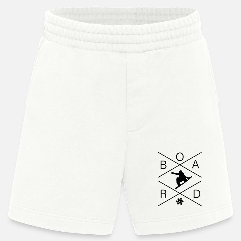 BOARD - Short bio épais fabriqué en UE - OFF WHITE
