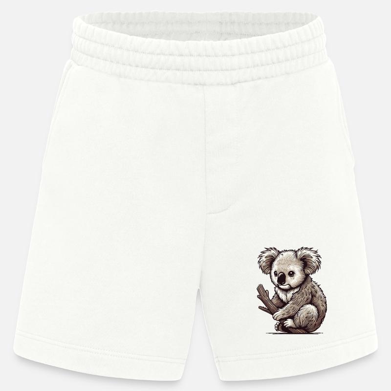 Koala - Heavyweight Shorts - made by SPREAD  - OFF WHITE