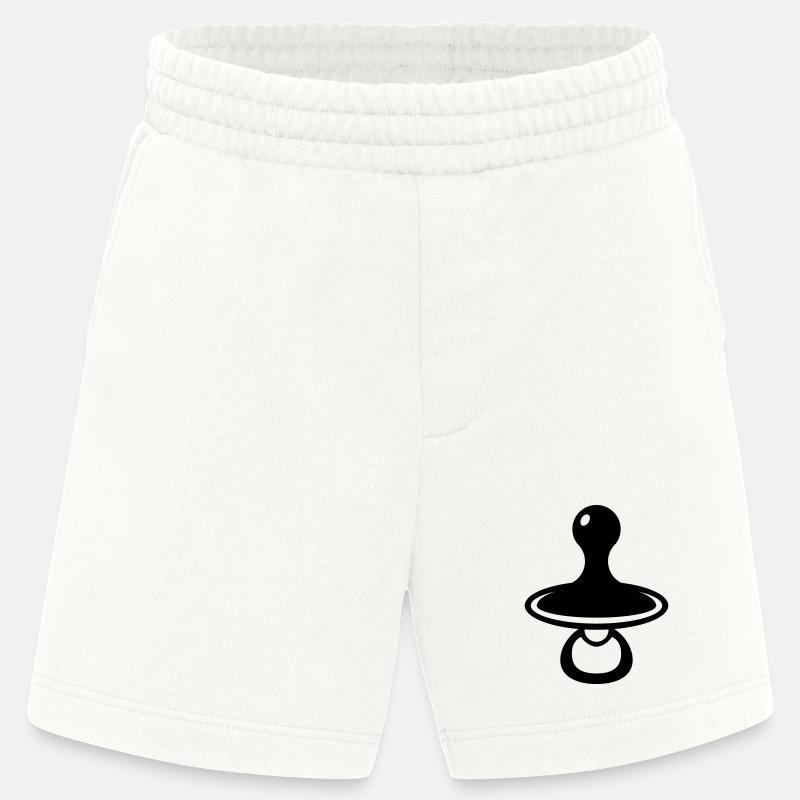 Babyschnuller - Heavyweight Shorts - made by SPREAD  - OFF WHITE