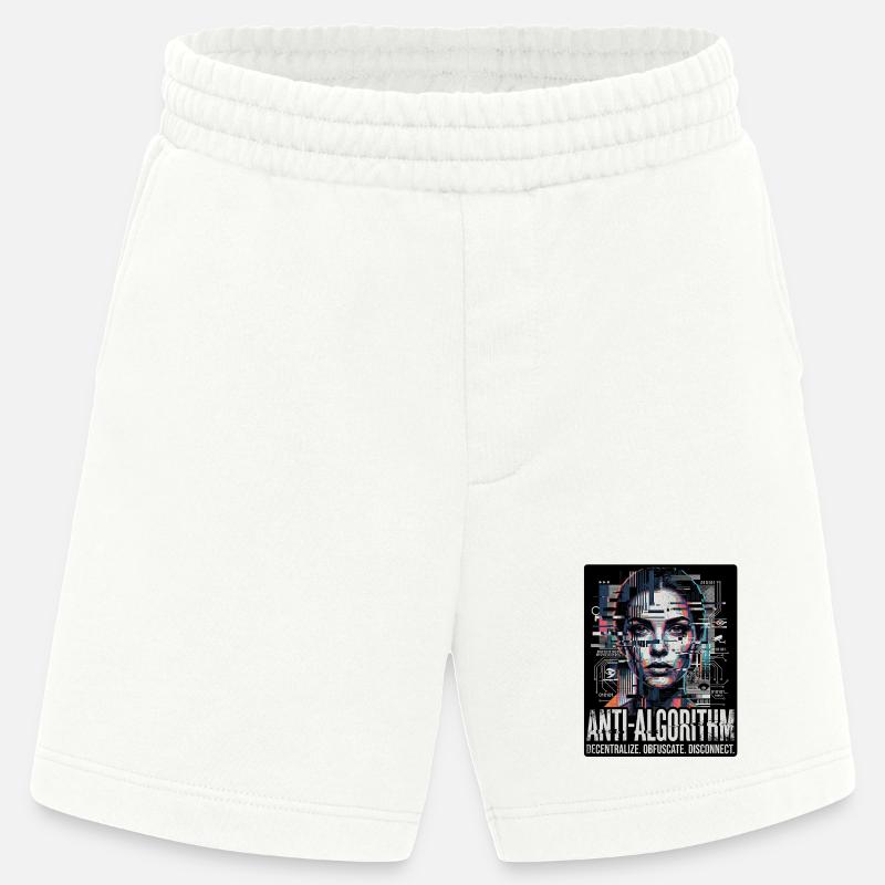 Anti Algorithm - Heavyweight Shorts - made by SPREAD  - OFF WHITE