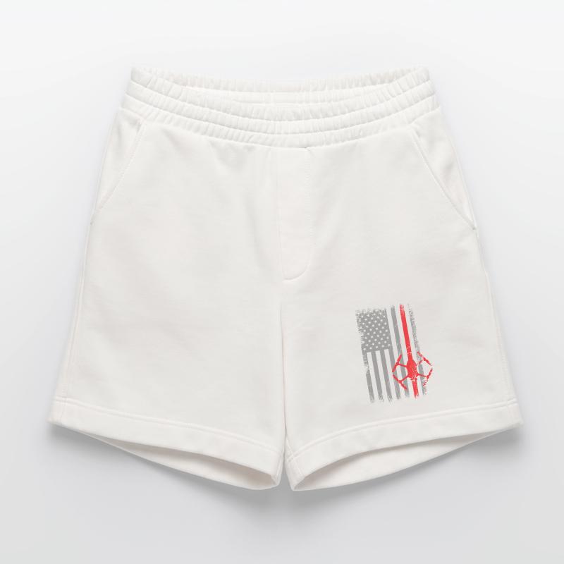 USA Drone Pilot Flying Drones Drone Fpv Heavyweight Shorts - made by SPREAD 