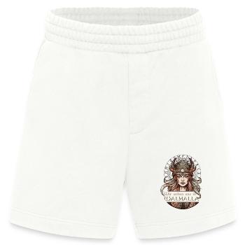 Wir sehen uns in Walhalla Walküre Wikingerin - Heavyweight Shorts - made by SPREAD  - OFF WHITE - Vorne