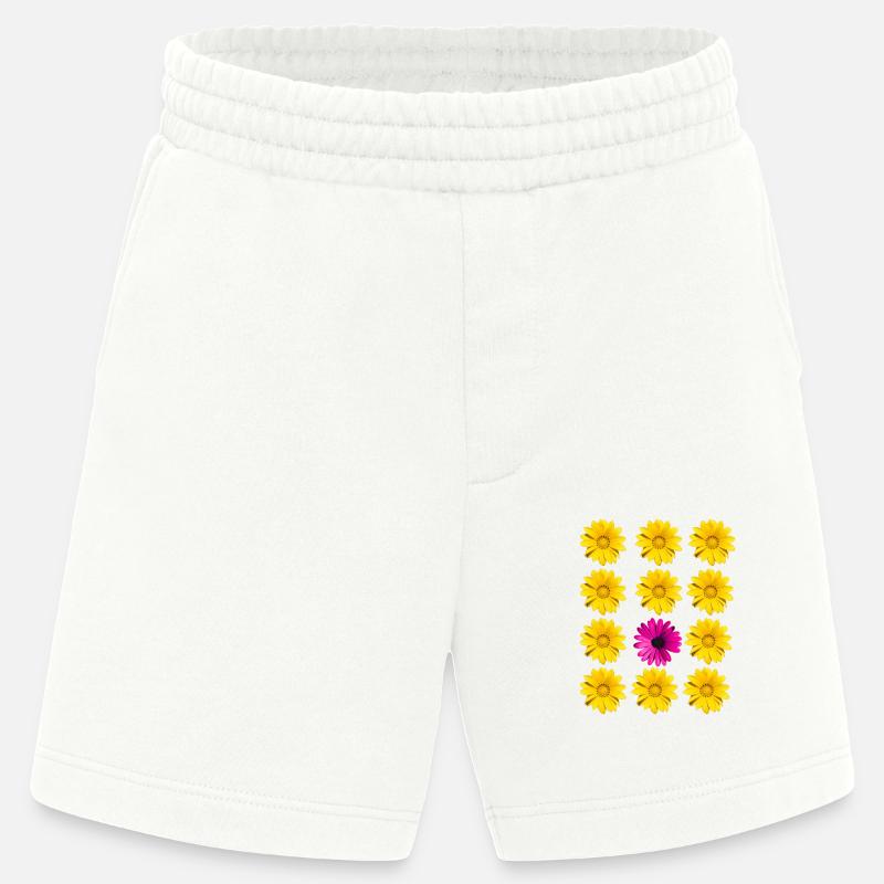 Blüten Blumen Botanik - Heavyweight Shorts - made by SPREAD  - OFF WHITE