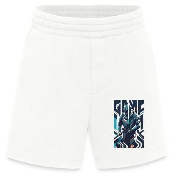 Cyber-Soldat - Heavyweight Shorts - made by SPREAD  - OFF WHITE - Vorne