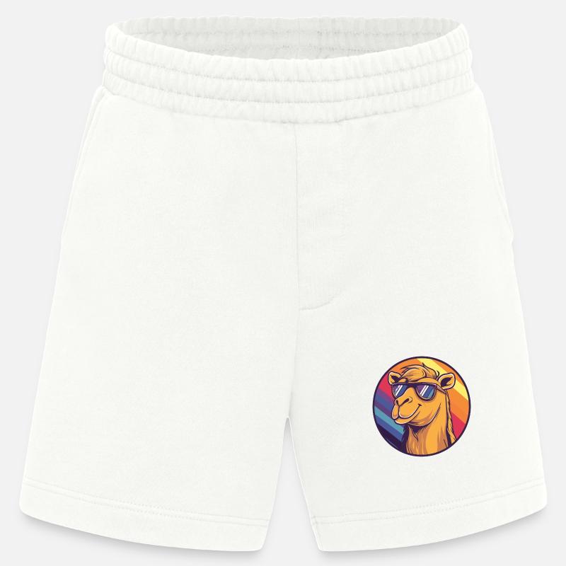 Kamel Comic Cool Sommer - Heavyweight Shorts - made by SPREAD  - OFF WHITE