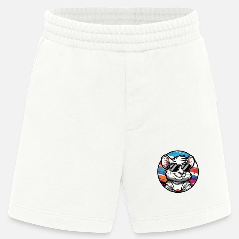 Maus Comic Cool Sommer - Heavyweight Shorts - made by SPREAD  - OFF WHITE