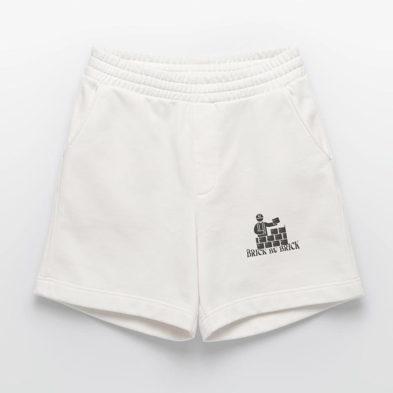 Brick by Brick - Meme Saying Heavyweight Shorts - made by SPREAD 