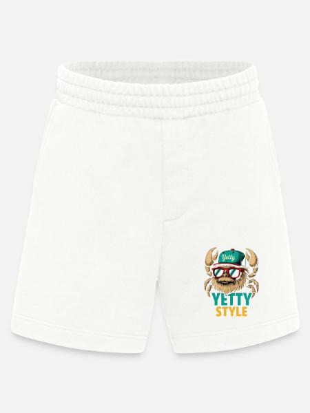 Yetty Style Yeti Graphic - Heavyweight Shorts - made by SPREAD  - OFF WHITE