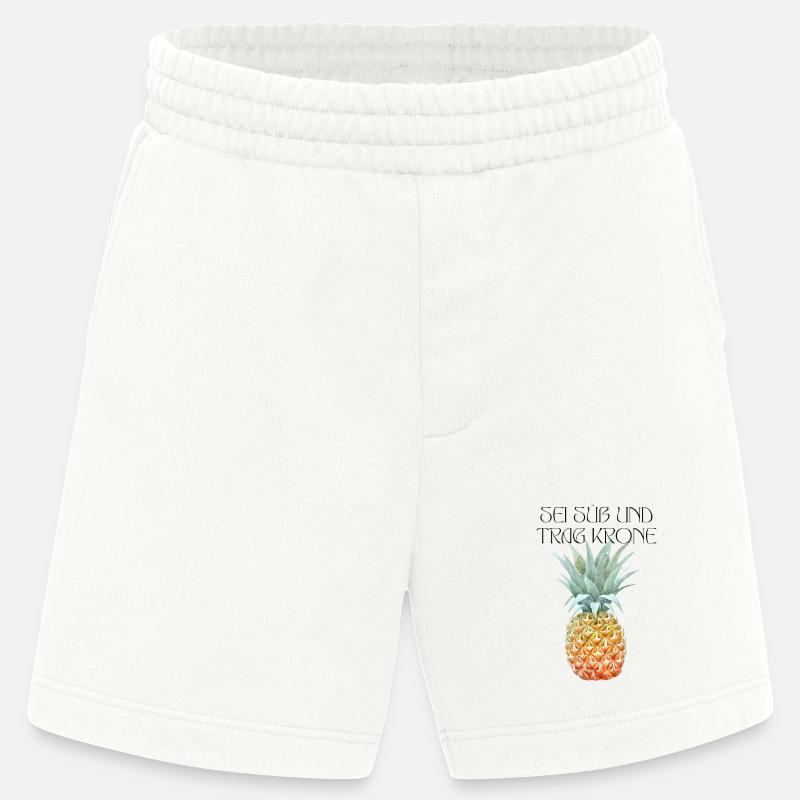 Sei süß und trag Krone - Heavyweight Shorts - made by SPREAD - OFF WHITE