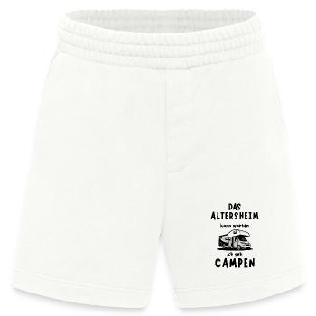 Camping Rentner Altersheim Wohnmobil - Heavyweight Shorts - made by SPREAD  - OFF WHITE - Vorne