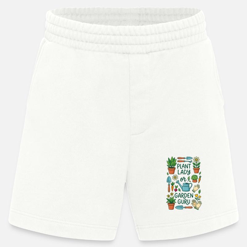 Der Pflanzenliebhaber oder Gartenexperte - Heavyweight Shorts - made by SPREAD  - OFF WHITE