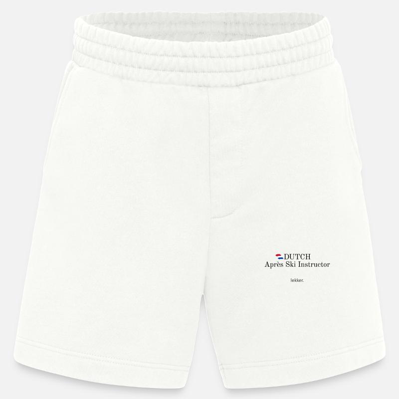 Dutch Apres Ski Instructor - Heavyweight Shorts - made by SPREAD  - OFF WHITE