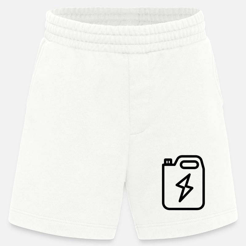 carburant - Short bio épais fabriqué en UE - OFF WHITE