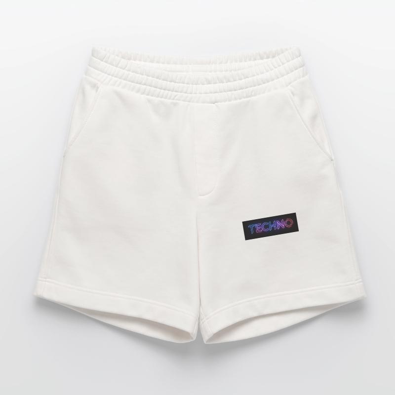 Texte de bug techno néon Short bio épais fabriqué en UE