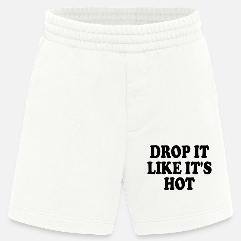 Drop it like its hot - Short bio épais fabriqué en UE - OFF WHITE