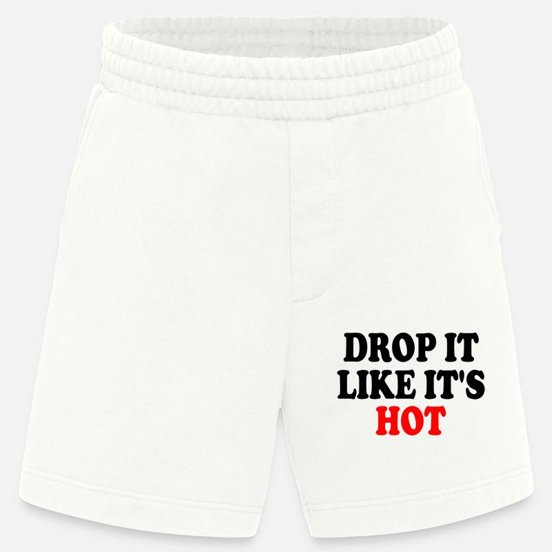 drop it like its hot - Short bio épais fabriqué en UE - OFF WHITE