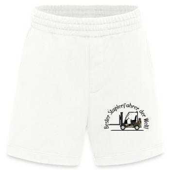Staplerfahrer Armee bester Staplerfahrer der Welt - Heavyweight Shorts - made by SPREAD  - OFF WHITE - Vorne