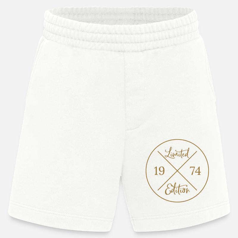 Edition limitée 1974 - Short bio épais fabriqué en UE - OFF WHITE