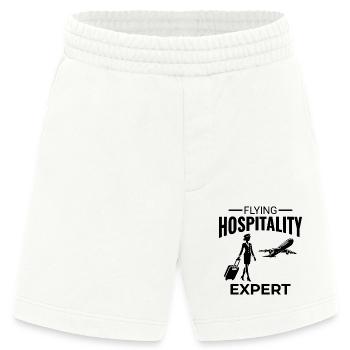 Flugbegleiter Flugbegleiter Flugbegleiterin Flugbegleiterin - Heavyweight Shorts - made by SPREAD  - OFF WHITE - Vorne