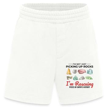 Rock Hound Sammeln Sammler Geologie Geologe - Heavyweight Shorts - made by SPREAD  - OFF WHITE - Vorne