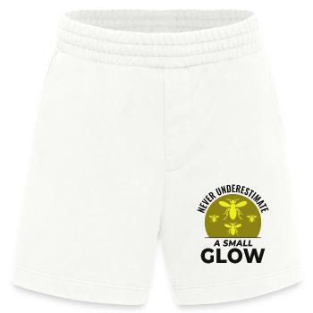 Fireflies Firefly Lightning Bug Insect Collector - Heavyweight Shorts - made by SPREAD  - OFF WHITE - Front