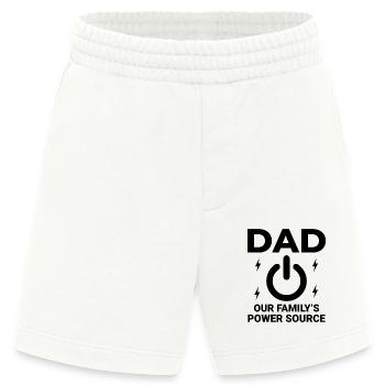 Électricien Papa Technicien électricien Ingénieur - Short bio épais fabriqué en UE - OFF WHITE - Devant