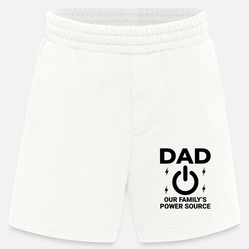 Electrician Dad Electrical Technician Engineer - Heavyweight Shorts - made by SPREAD  - OFF WHITE