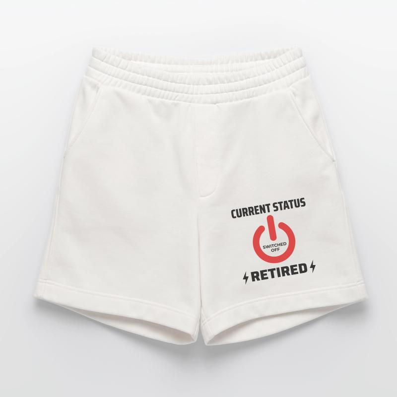 Retired Electrician: Current Status Proud Heavyweight Shorts - made by SPREAD 