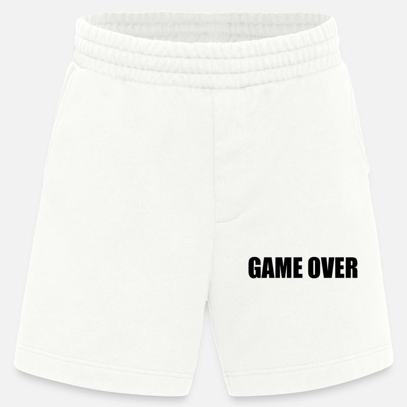 Game over - Short bio épais fabriqué en UE - OFF WHITE