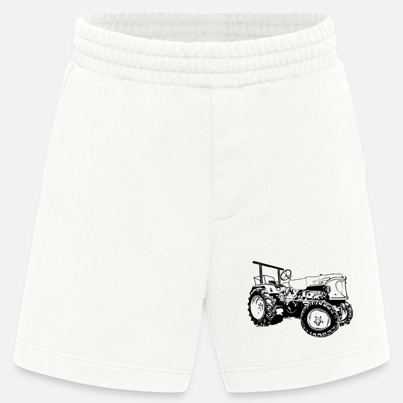 Traktor Güldner ADN-8 Haifischmaul - Heavyweight Shorts - made by SPREAD  - OFF WHITE