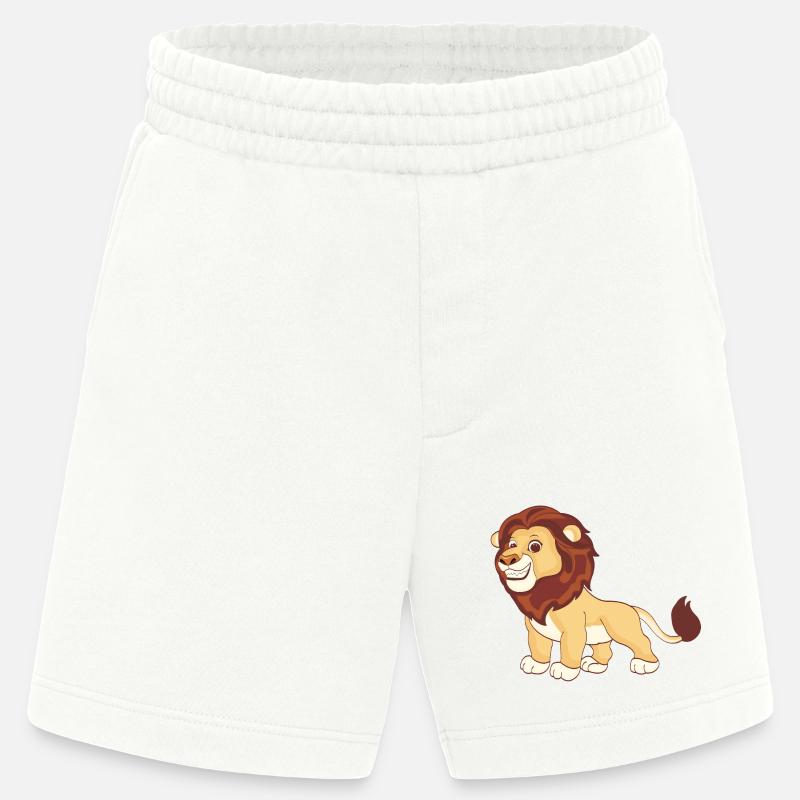 Ein prächtiger Löwe - Heavyweight Shorts - made by SPREAD  - OFF WHITE