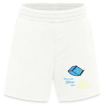 more glitter - Heavyweight Shorts - made by SPREAD  - OFF WHITE - Front