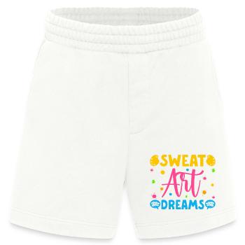 Artist Painter Graphic Sweat Art Dreams Art Saying - Heavyweight Shorts - made by SPREAD  - OFF WHITE - Vorne